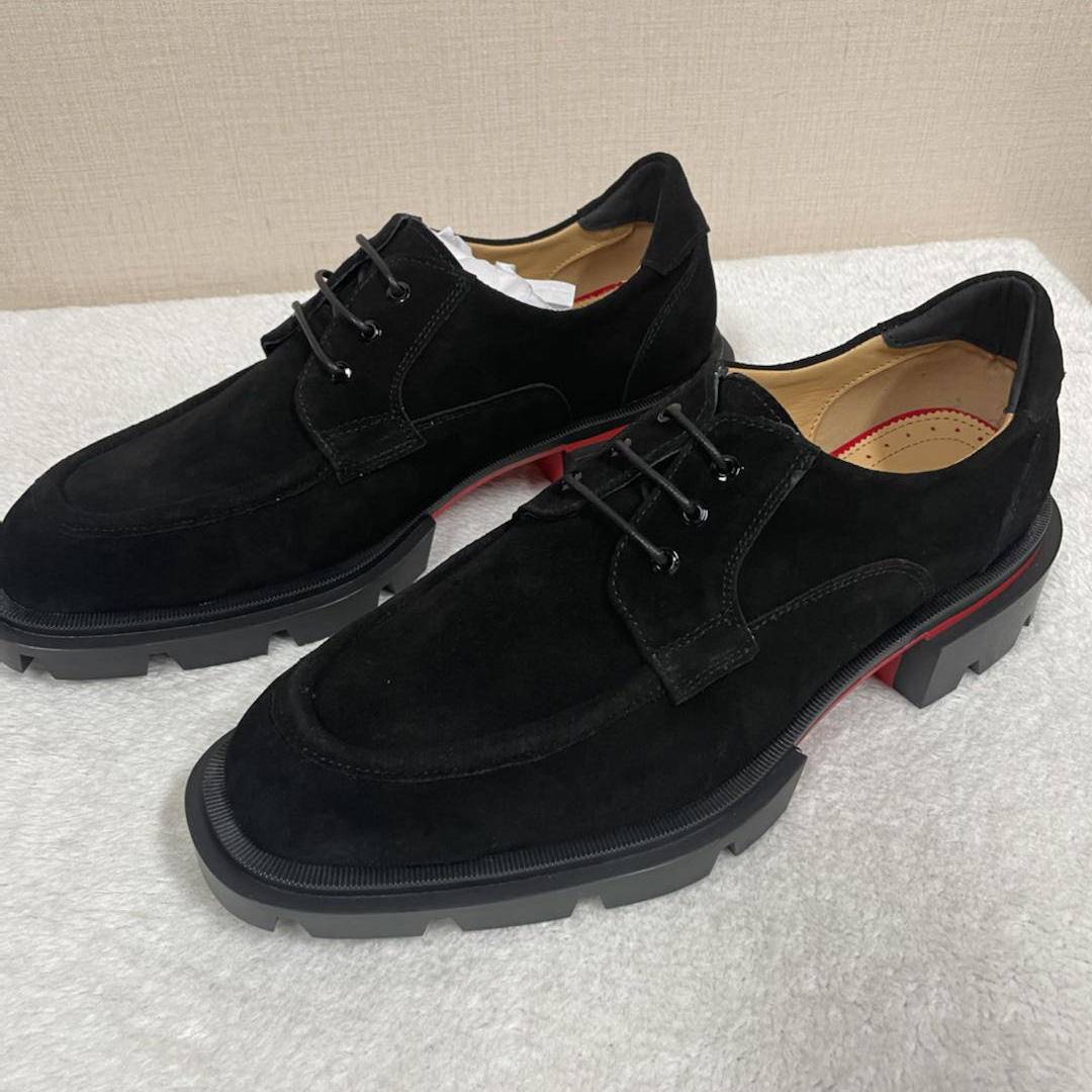 Christian Louboutin Our Georges L Loafers - Leather - Black - DopestKickz
