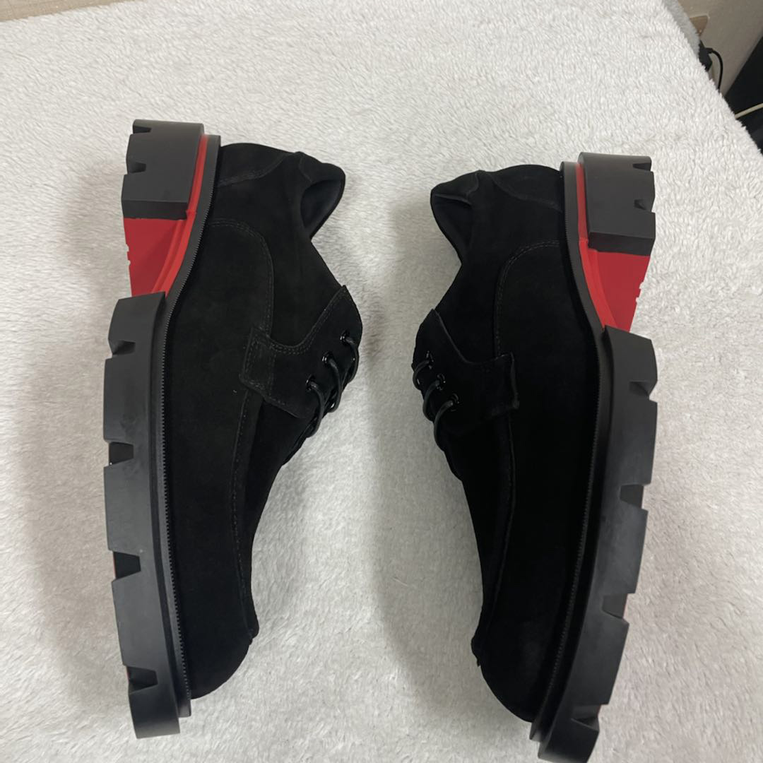 Christian Louboutin Our Georges L Loafers - Leather - Black - DopestKickz