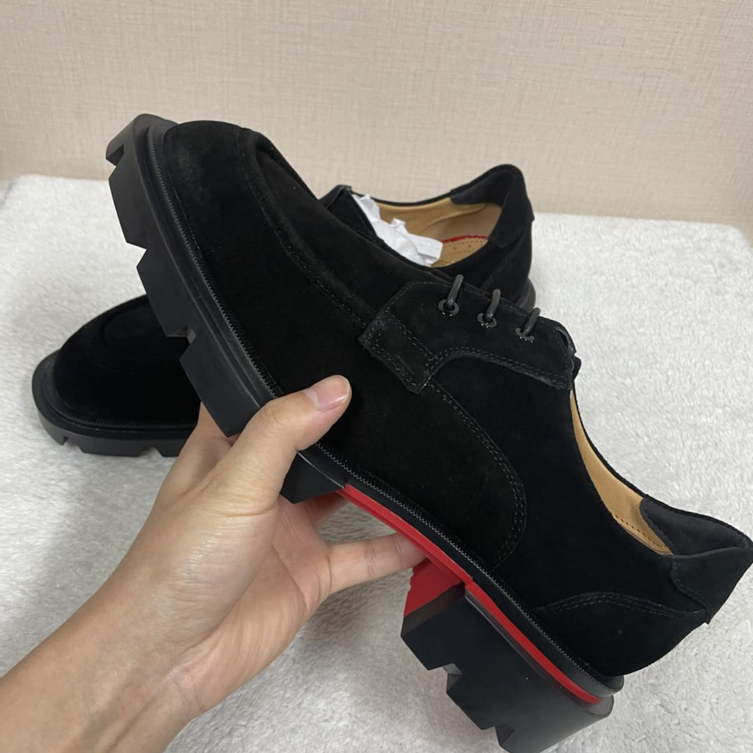 Christian Louboutin Our Georges L Loafers - Leather - Black - DopestKickz