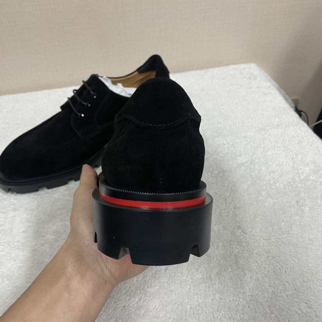 Christian Louboutin Our Georges L Loafers - Leather - Black - DopestKickz