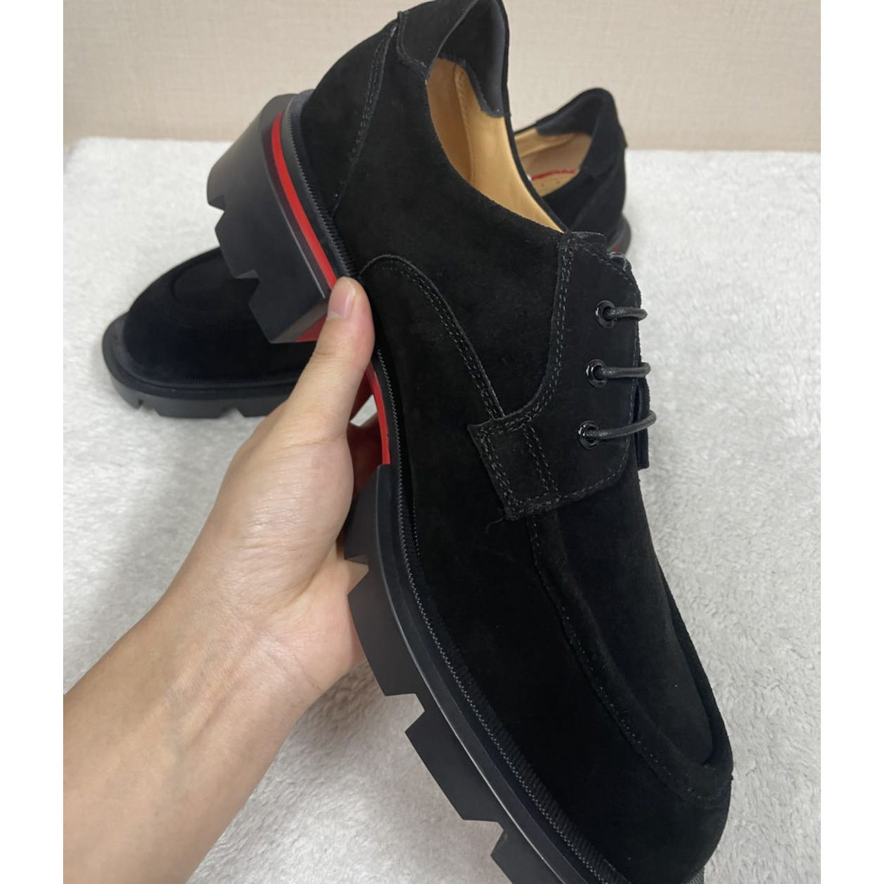 Christian Louboutin Our Georges L Loafers - Leather - Black - DopestKickz