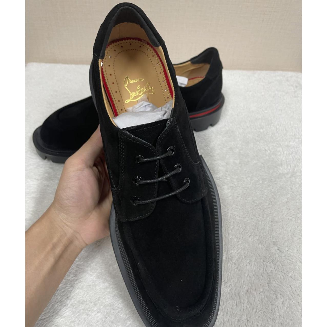 Christian Louboutin Our Georges L Loafers - Leather - Black - DopestKickz