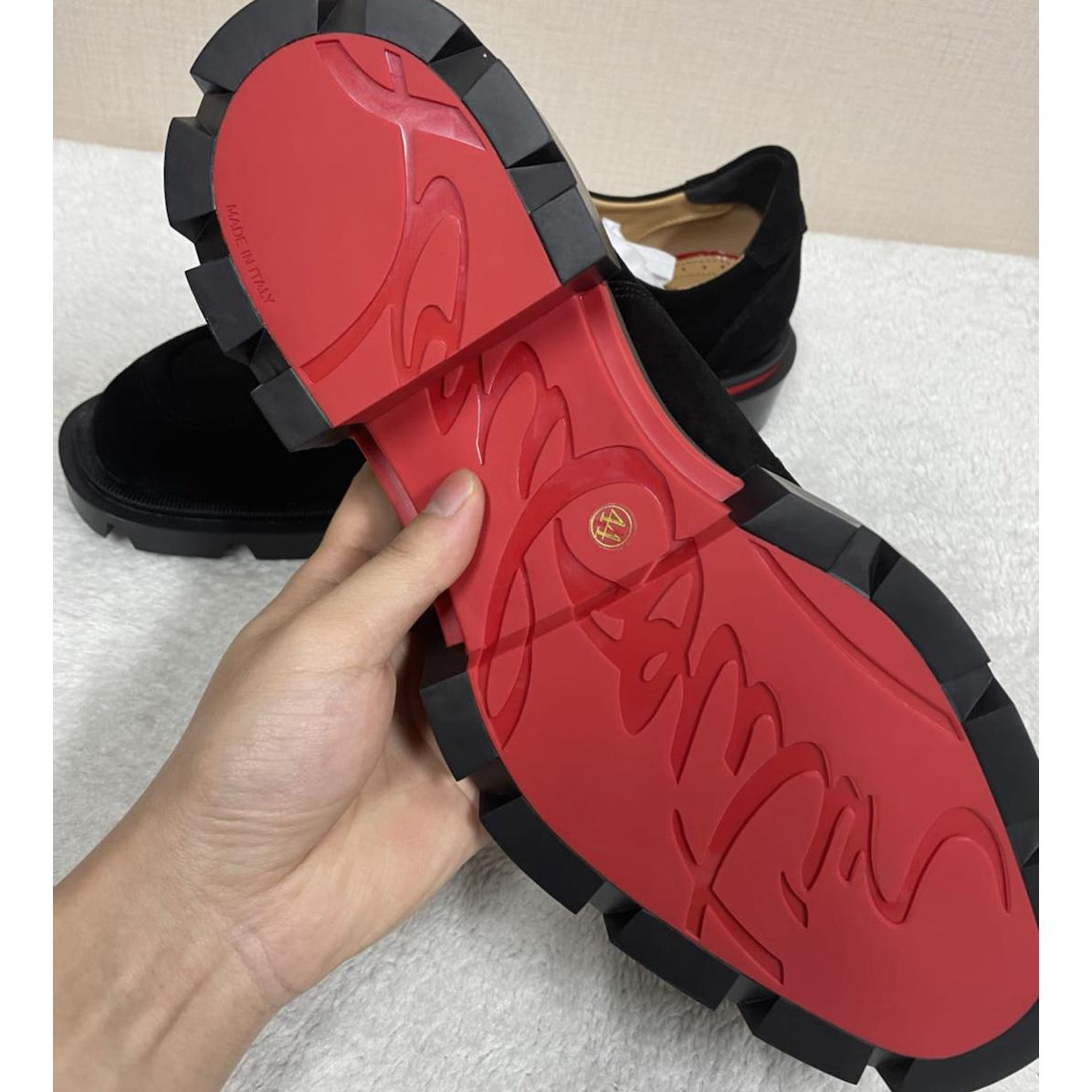 Christian Louboutin Our Georges L Loafers - Leather - Black - DopestKickz