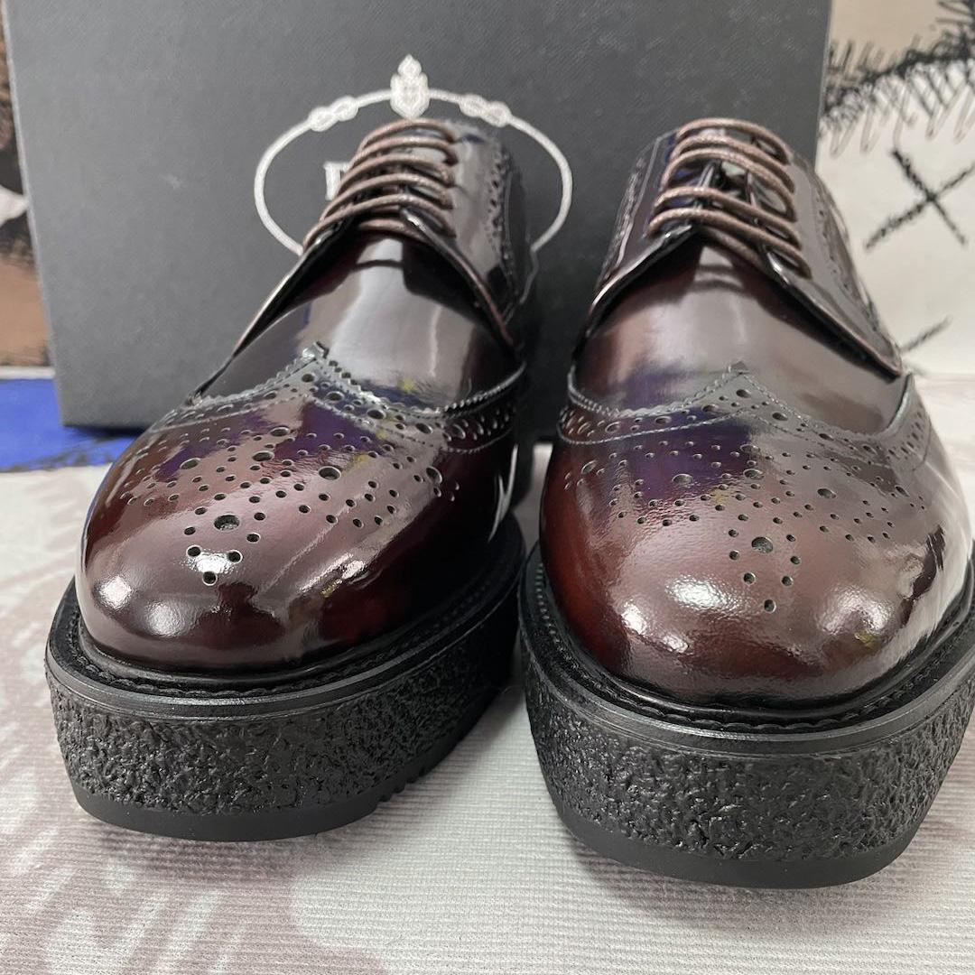 Prada Two Tone Brogue Leather Lace Up Derby(Upon UK Size) - DopestKickz