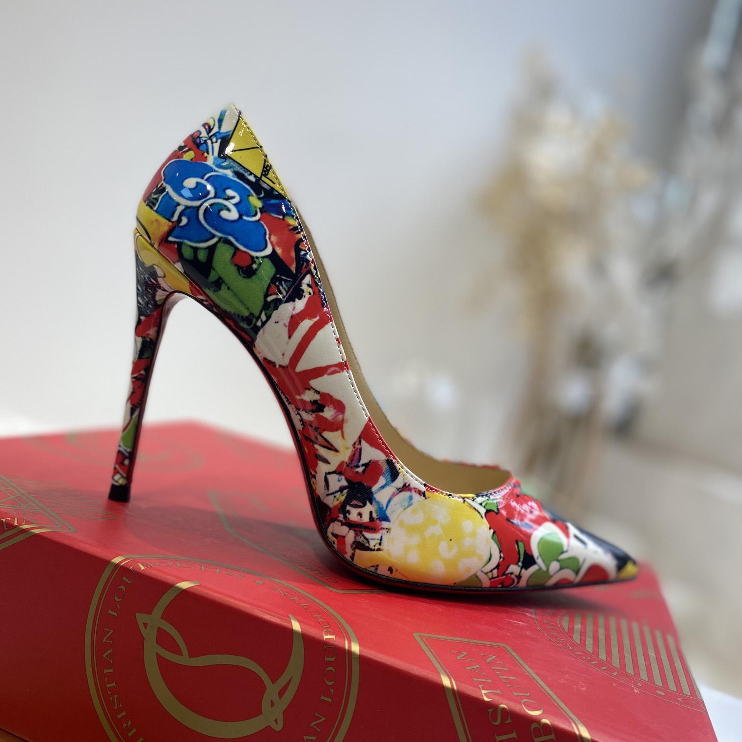 Christian Louboutin Pigalle Follies Print Pumps - DopestKickz