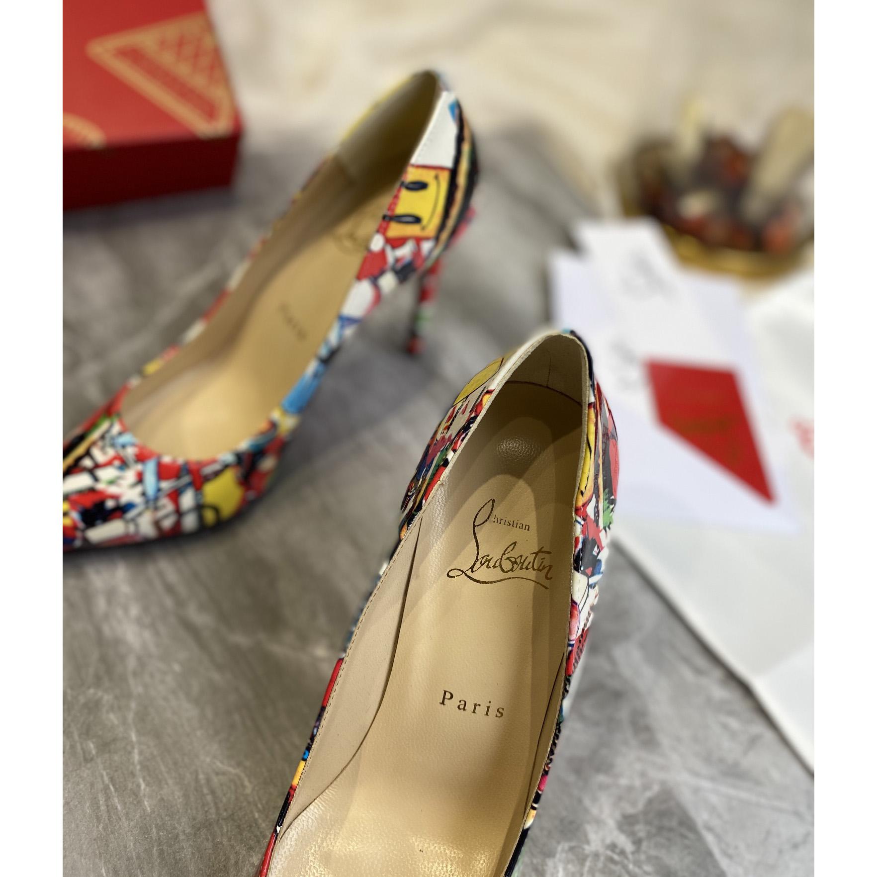 Christian Louboutin Pigalle Follies Print Pumps - DopestKickz