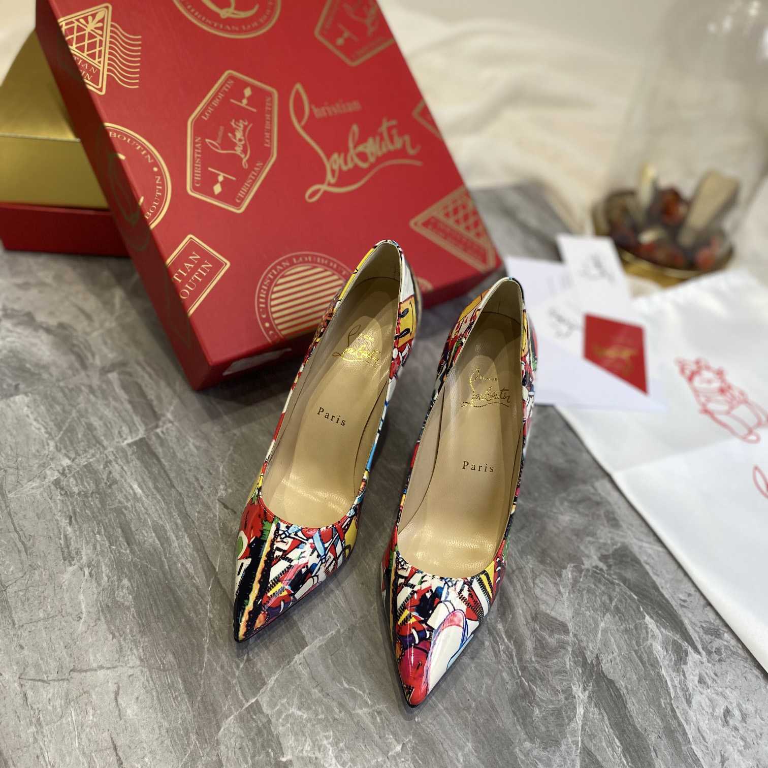 Christian Louboutin Pigalle Follies Print Pumps - DopestKickz