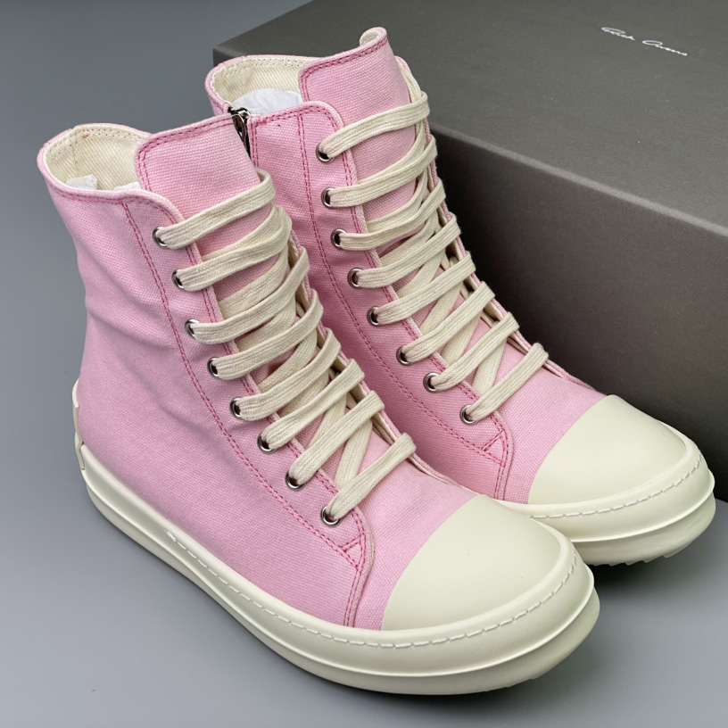 Rick Owens Strobe High-Top Sneakers - DopestKickz