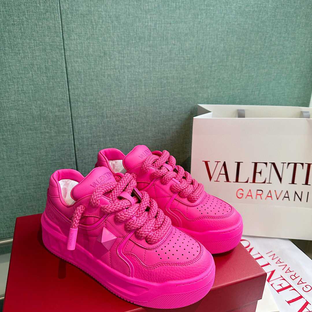 Valenti One Stud XL Nappa Leather Low-Top Sneaker - DopestKickz