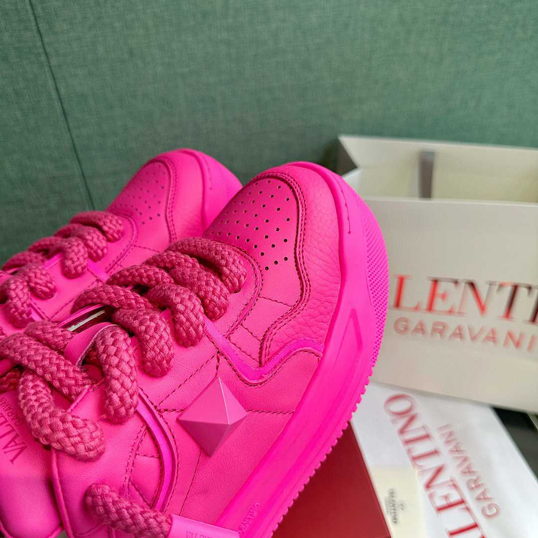 Valenti One Stud XL Nappa Leather Low-Top Sneaker - DopestKickz