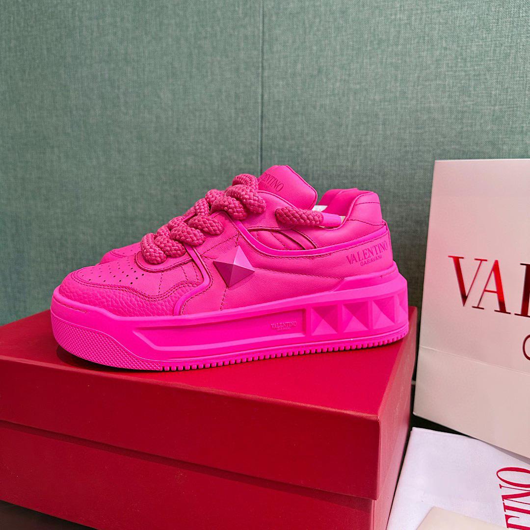 Valenti One Stud XL Nappa Leather Low-Top Sneaker - DopestKickz