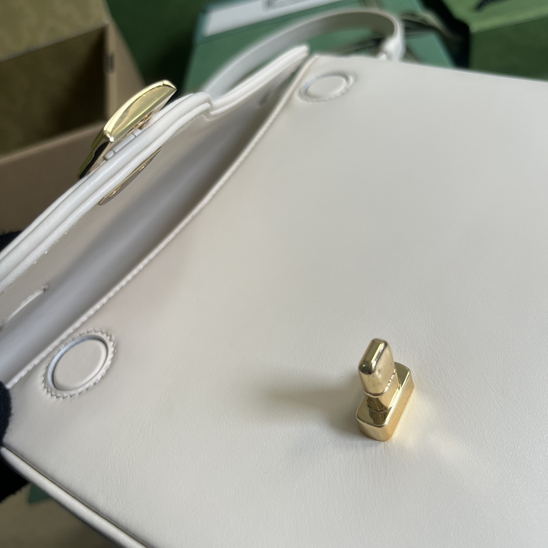 Gucci Equestrian Inspired Shoulder Bag(21-20-7cm)   - DopestKickz