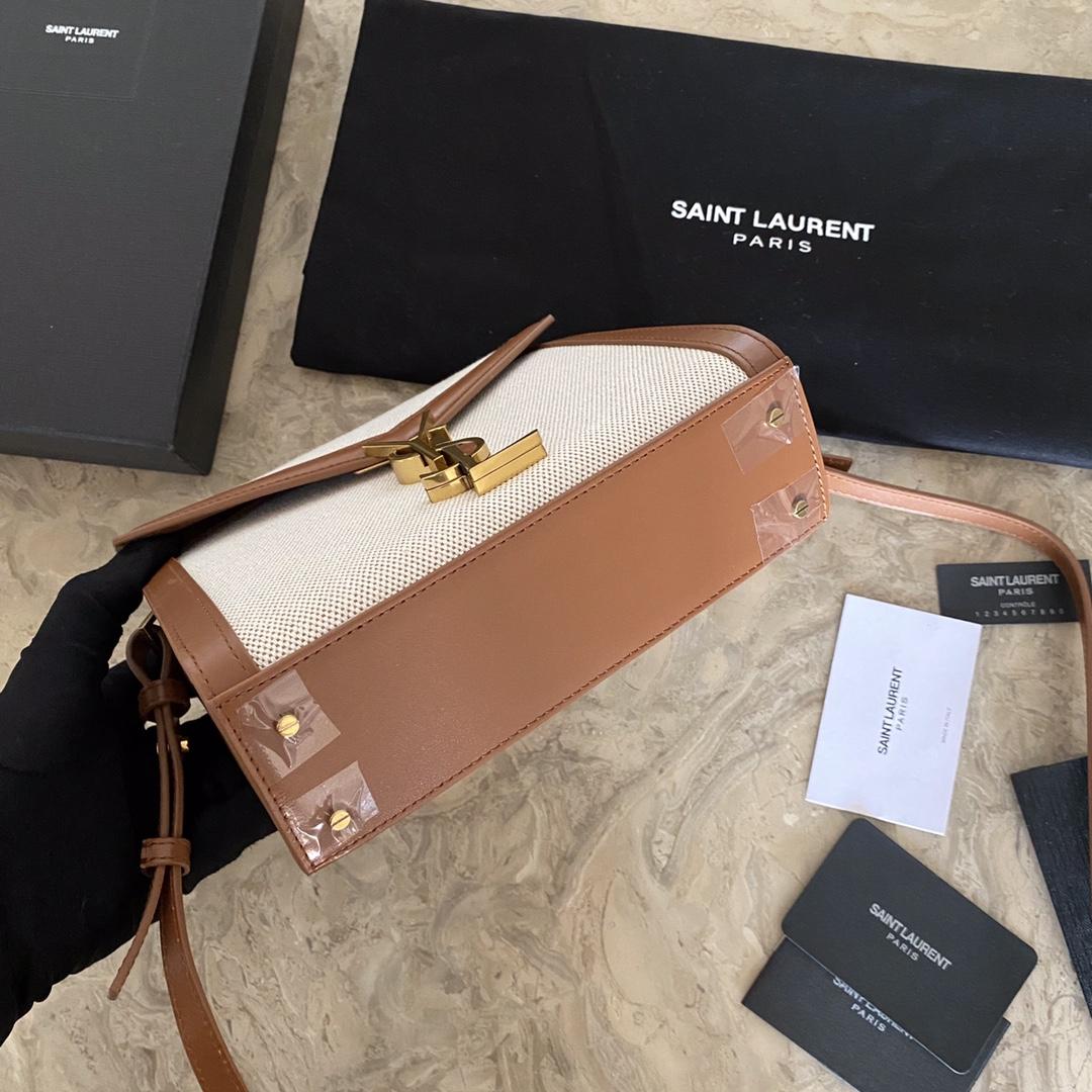 Saint Laurent Cassandra Mini Top Handle Bag  - DopestKickz