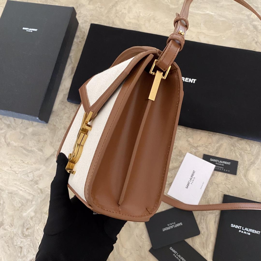 Saint Laurent Cassandra Mini Top Handle Bag  - DopestKickz