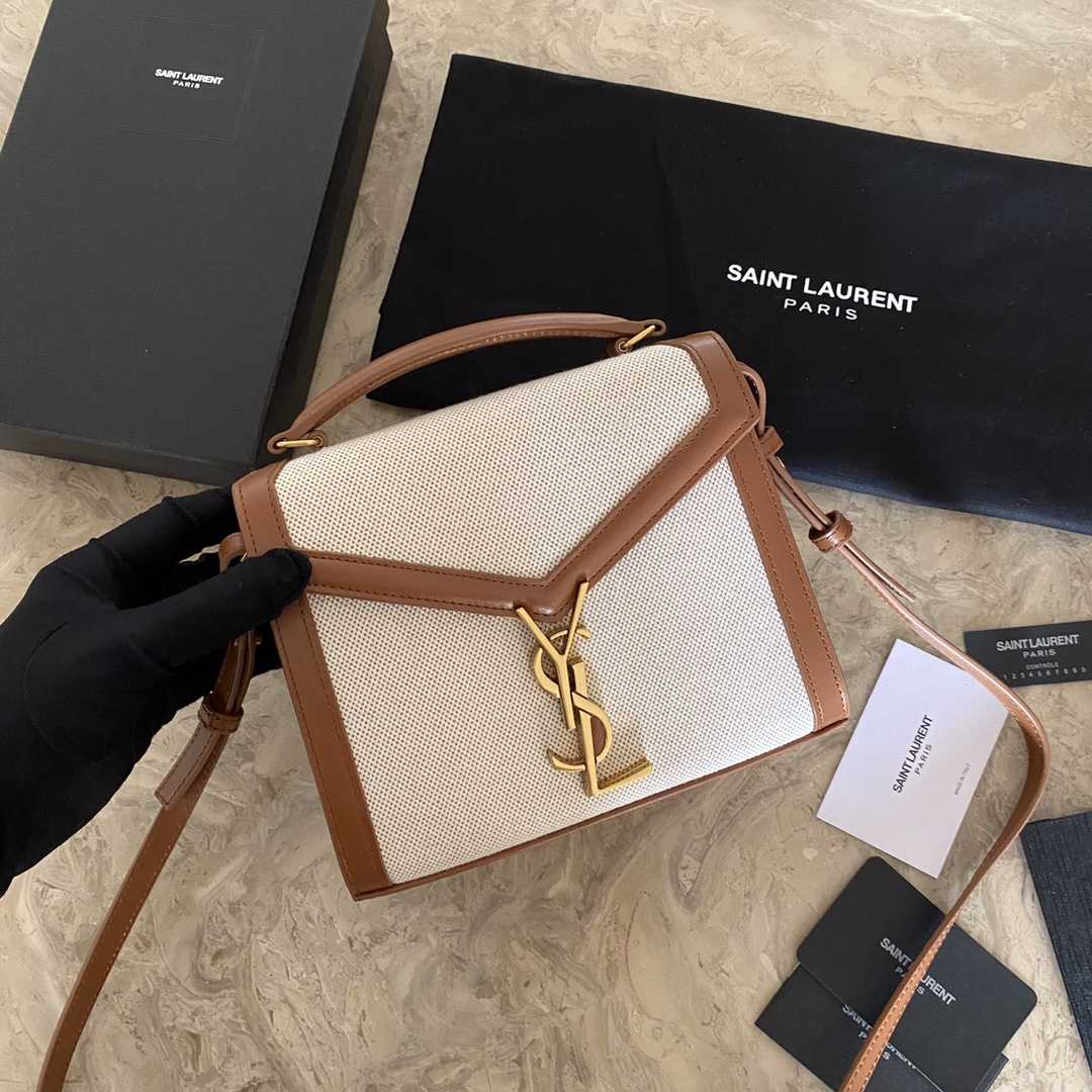 Saint Laurent Cassandra Mini Top Handle Bag  - DopestKickz