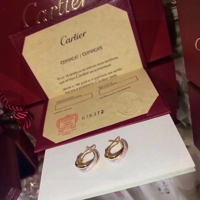 Cartier Trinity Earrings - DopestKickz