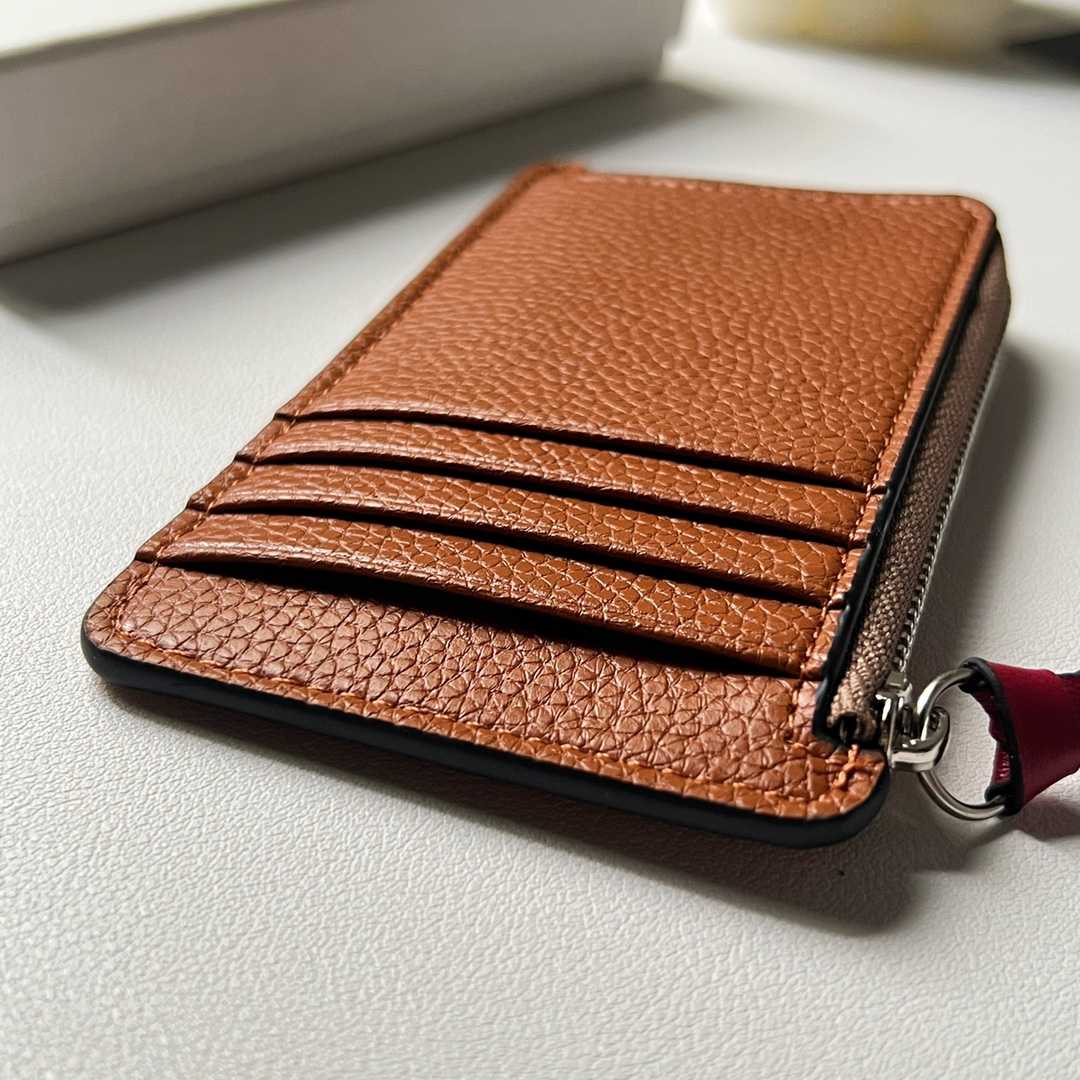 Loewe Coin Cardholder In Soft Grained Calfskin - DopestKickz