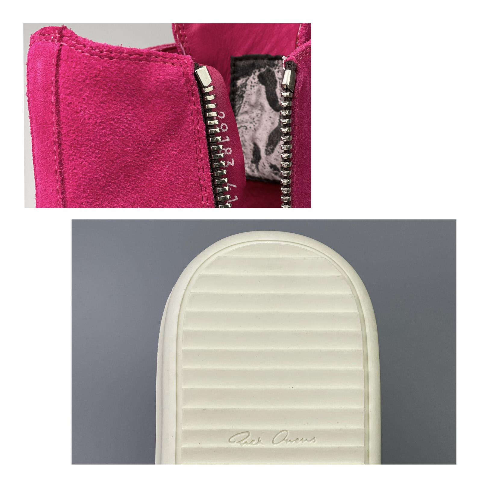 Rick Owens Strobe High-Top Sneakers - DopestKickz