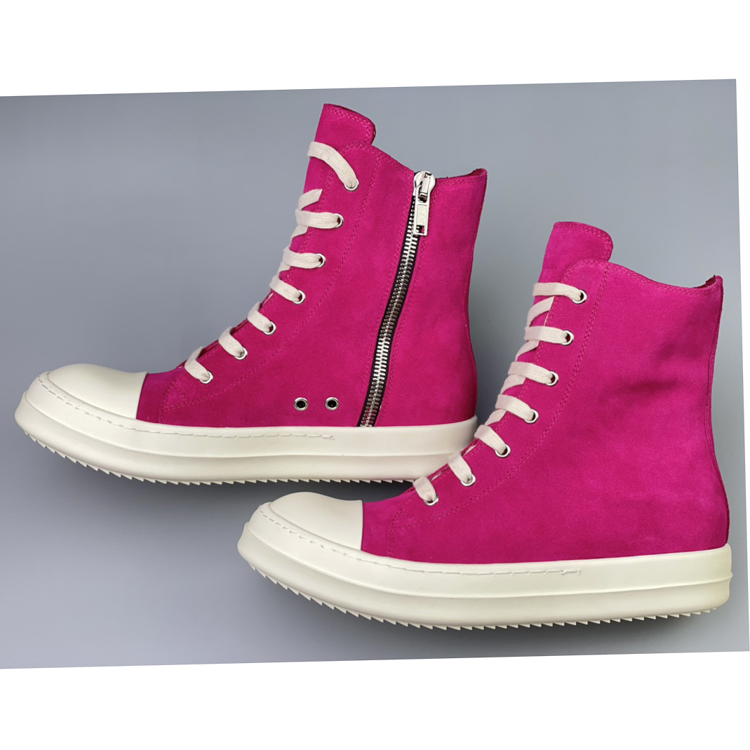 Rick Owens Strobe High-Top Sneakers - DopestKickz