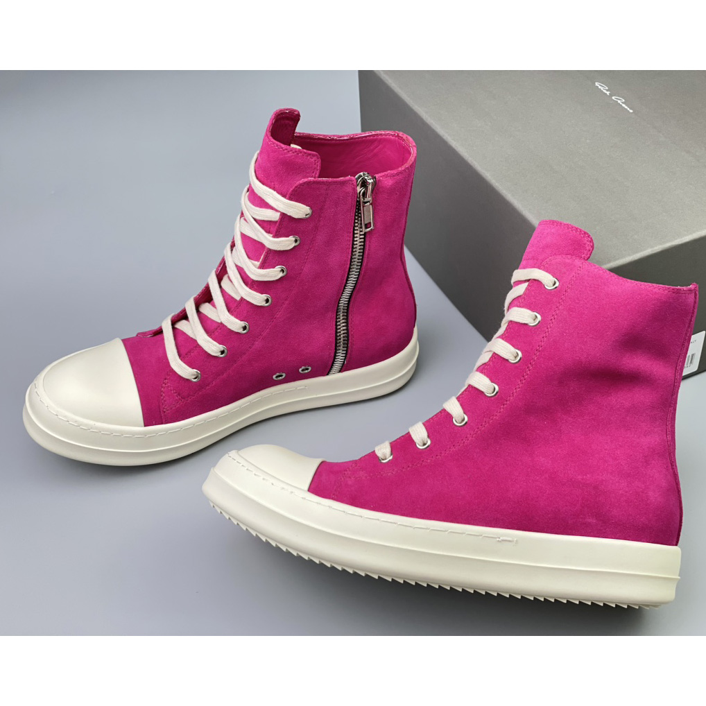 Rick Owens Strobe High-Top Sneakers - DopestKickz