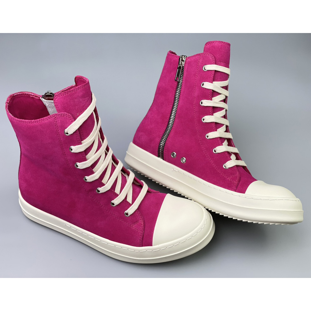 Rick Owens Strobe High-Top Sneakers - DopestKickz