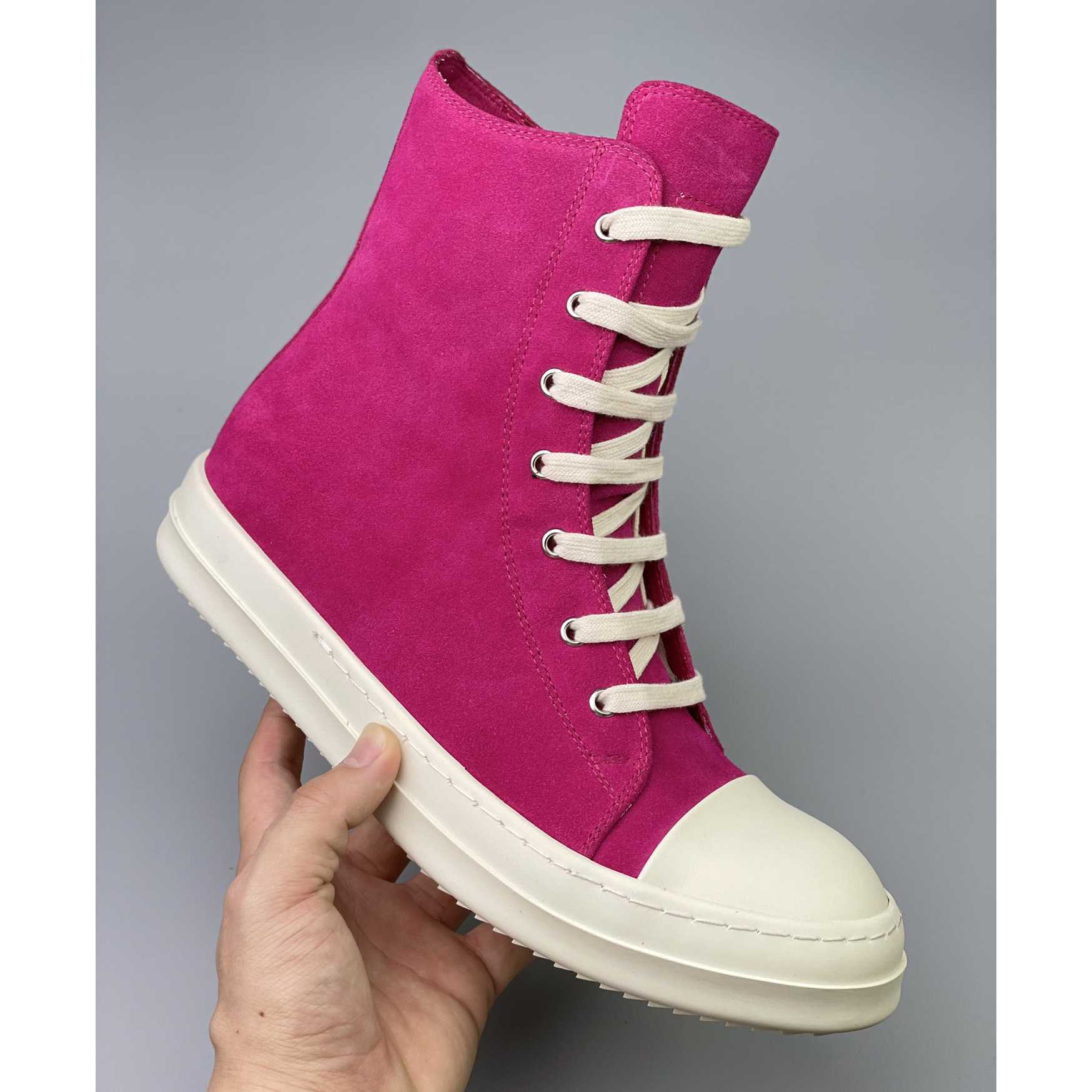 Rick Owens Strobe High-Top Sneakers - DopestKickz