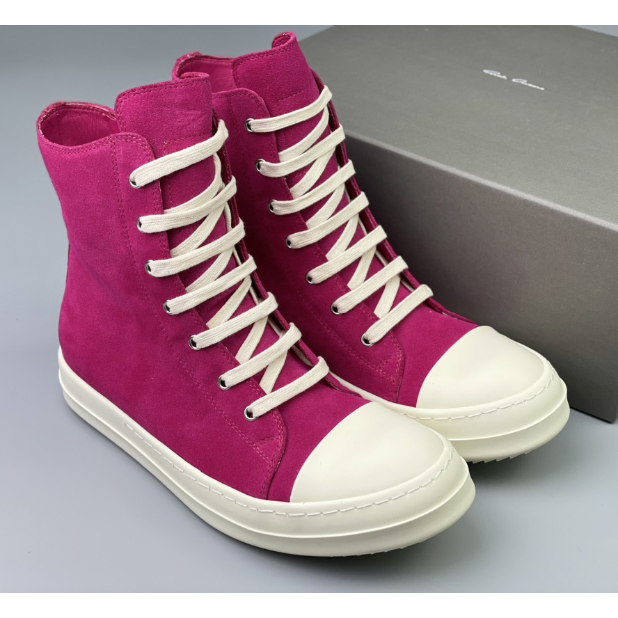 Rick Owens Strobe High-Top Sneakers - DopestKickz