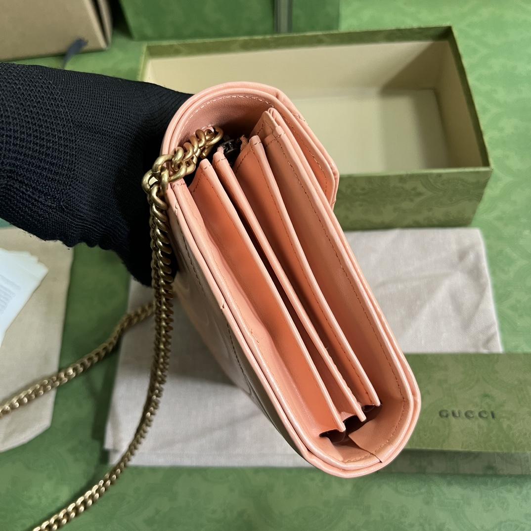 Gucci GG Marmont Matelassé Mini Bag(20-13-6cm)   - DopestKickz