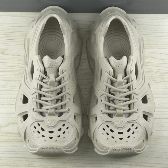 Balenciaga HD Lace-Up Sneaker In Nude - DopestKickz