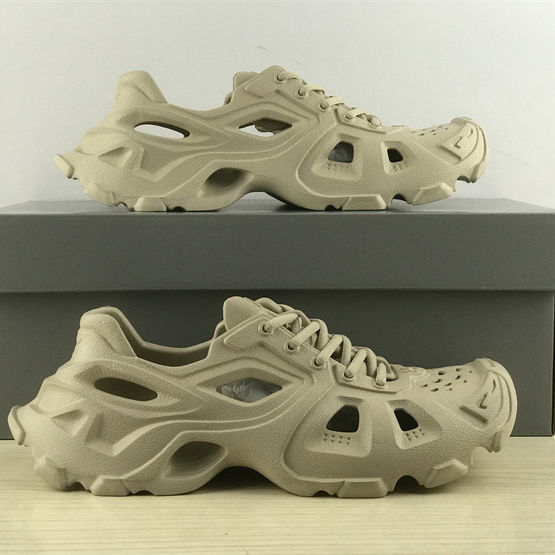 Balenciaga HD Lace-Up Sneaker In Nude - DopestKickz