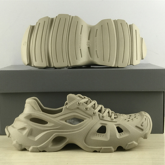 Balenciaga HD Lace-Up Sneaker In Nude - DopestKickz