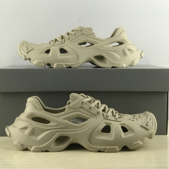 Balenciaga HD Lace-Up Sneaker In Nude - DopestKickz