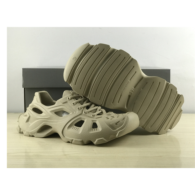 Balenciaga HD Lace-Up Sneaker In Nude - DopestKickz