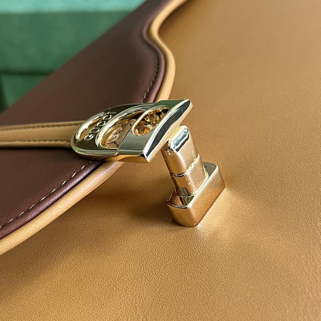 Gucci Equestrian Inspired Shoulder Bag(21-20-7cm)   - DopestKickz