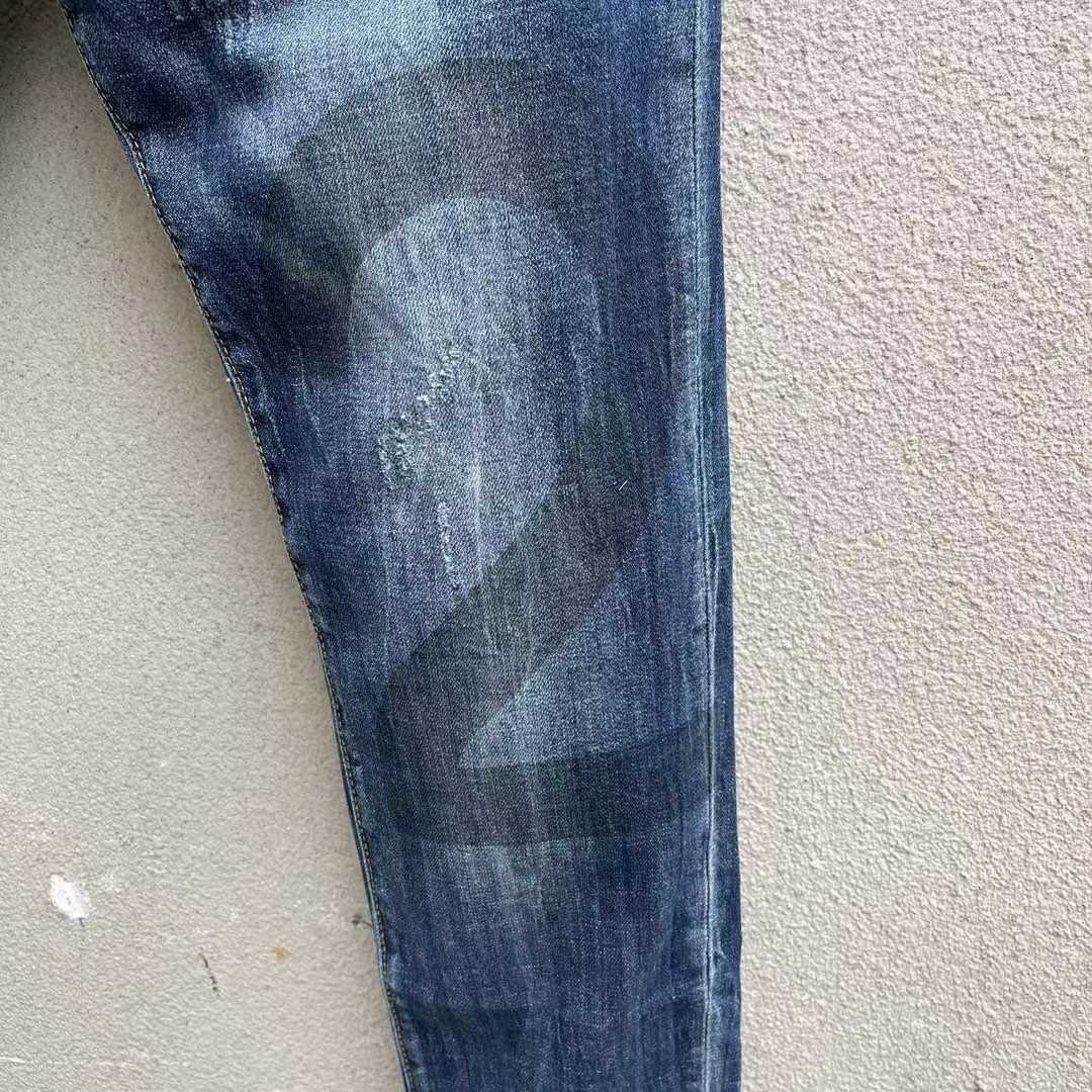 Dsquared2 Logo Detailed Skinny Jeans In Blue   DSQ102 - DopestKickz