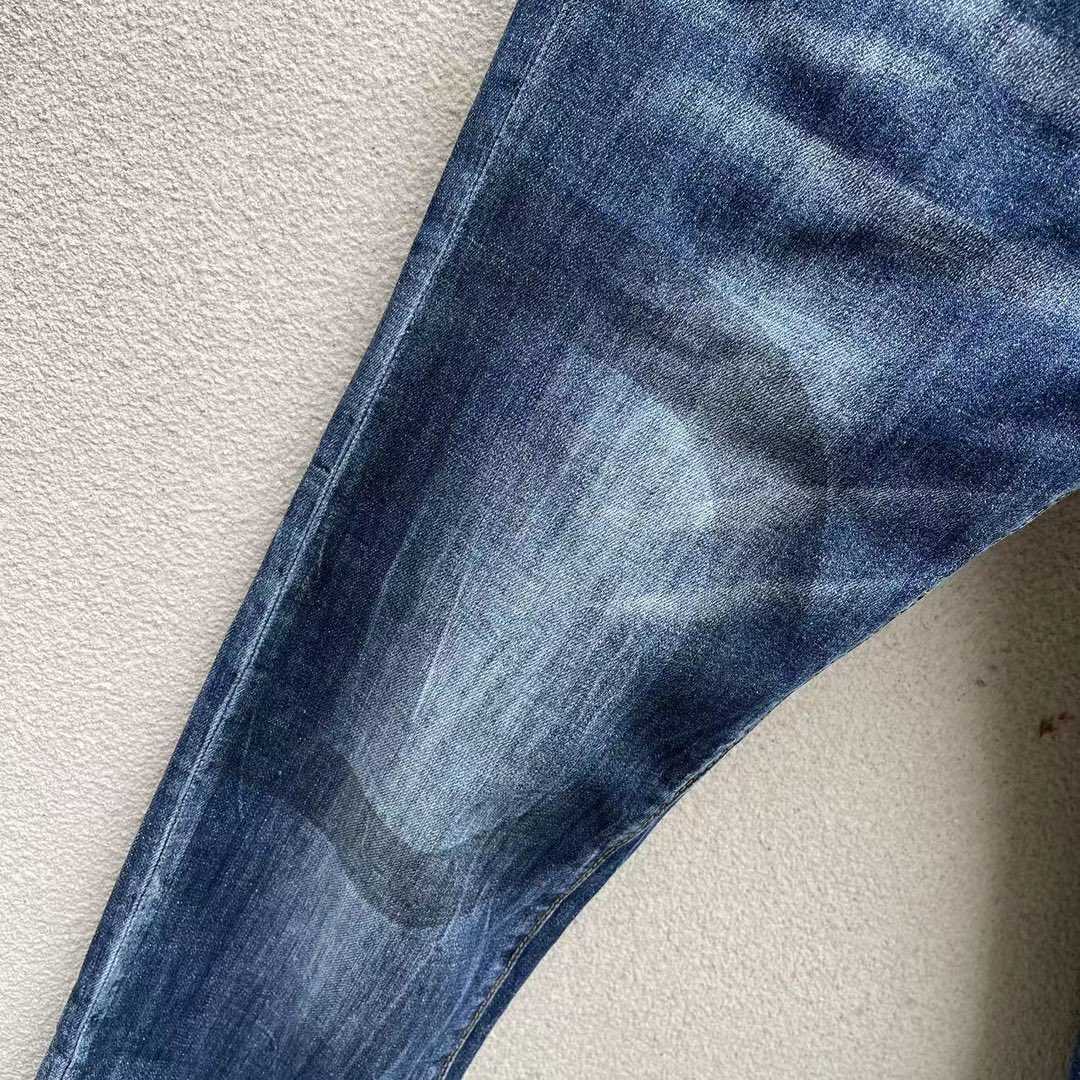 Dsquared2 Logo Detailed Skinny Jeans In Blue   DSQ102 - DopestKickz