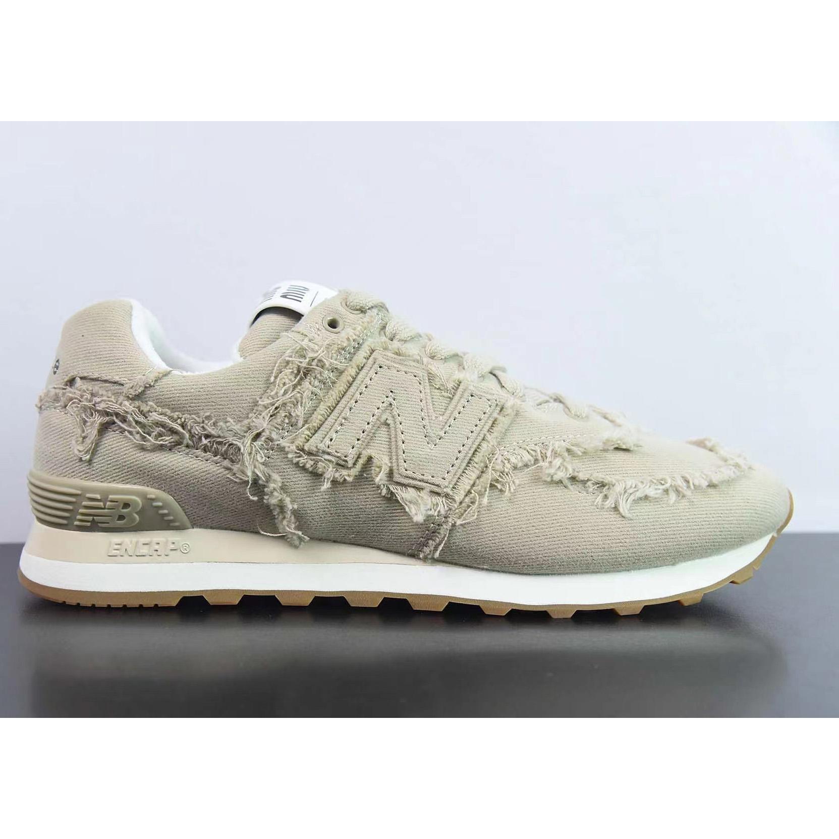 New Balance 574 x Miu Women's Miu Denim Sneakers - DopestKickz