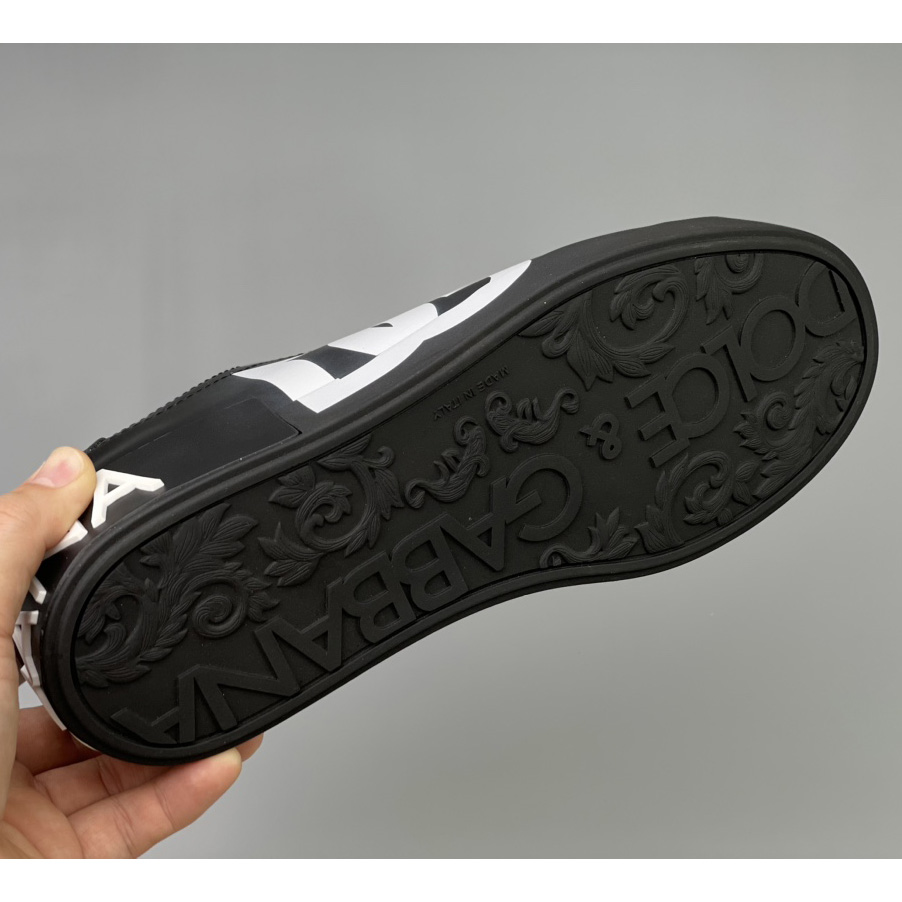 Dolce & Gabbana Calfskin appa Portofino sneakers With DG Logo Print - DopestKickz