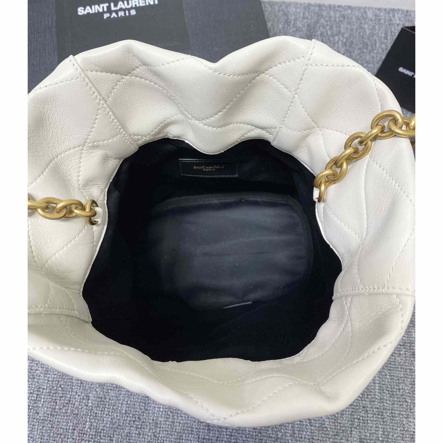 Saint Laurent Le Maillon Hook Bucket Bag(7.5x10.6x4.7cm) - DopestKickz