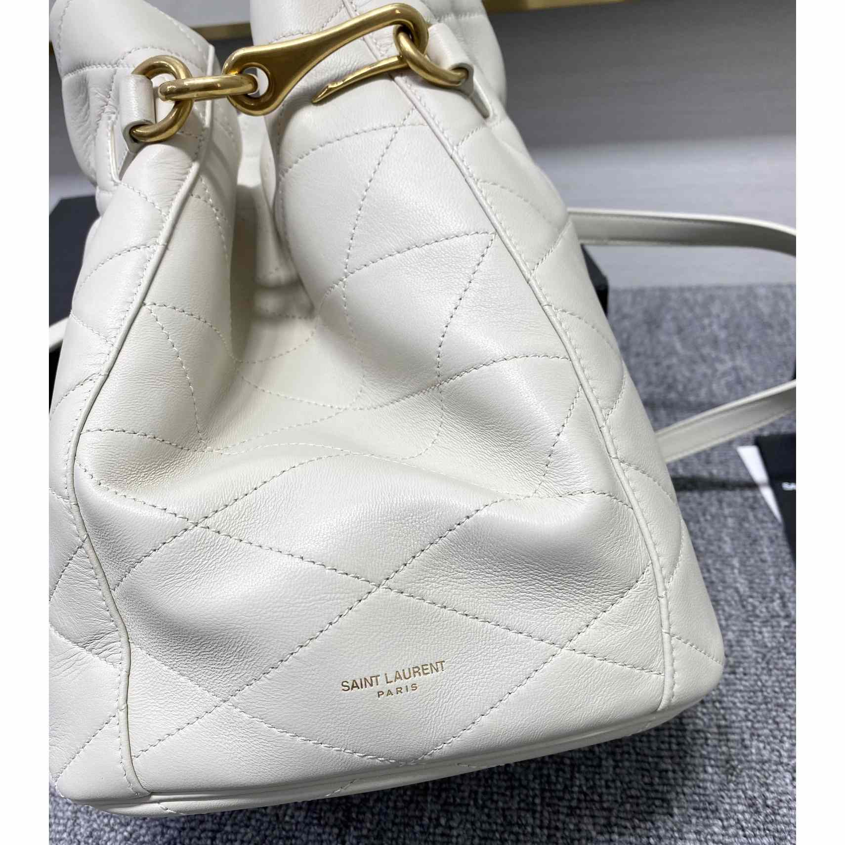 Saint Laurent Le Maillon Hook Bucket Bag(7.5x10.6x4.7cm) - DopestKickz