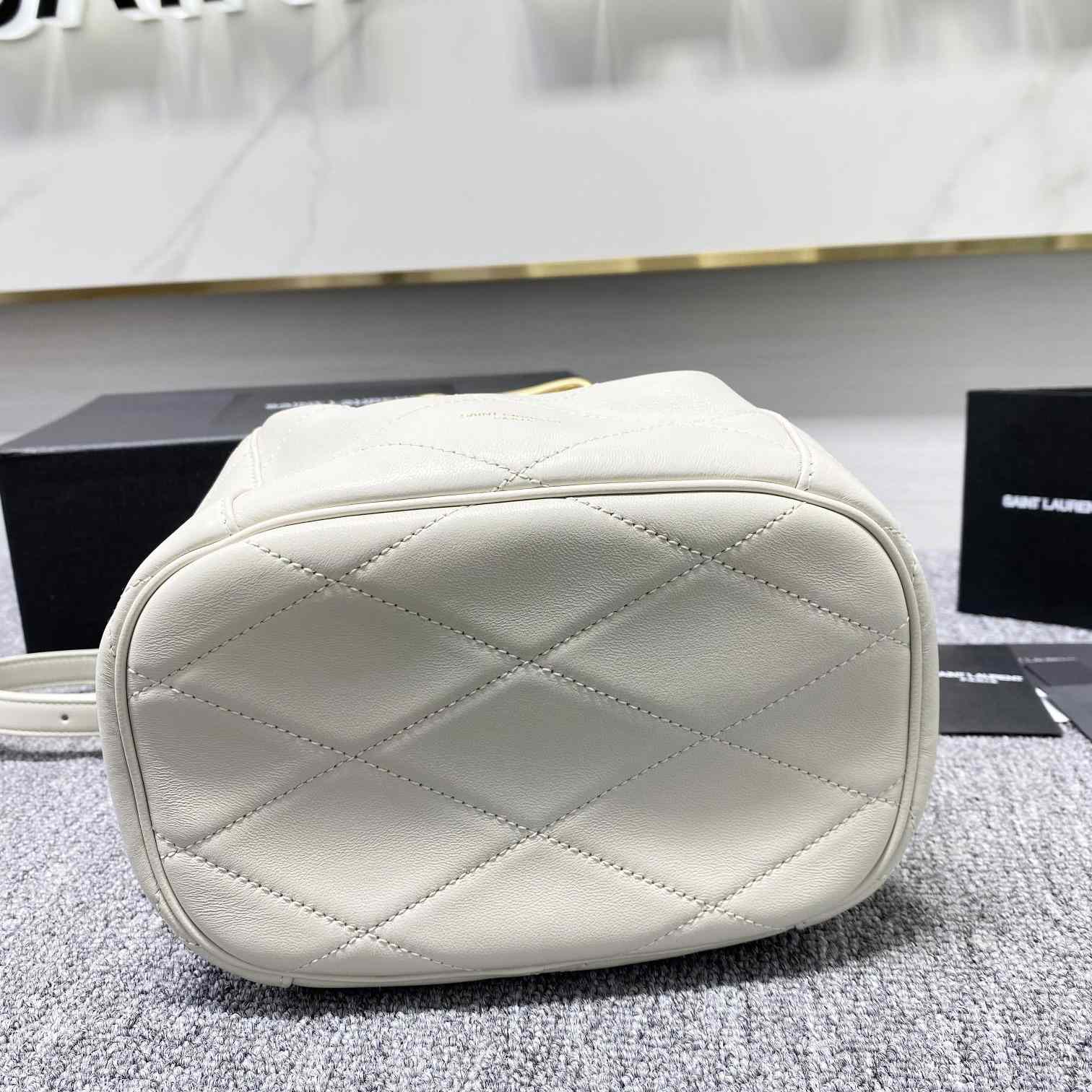 Saint Laurent Le Maillon Hook Bucket Bag(7.5x10.6x4.7cm) - DopestKickz