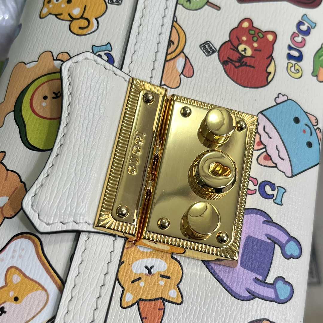 Gucci Padlock Gucci Animal Print Mini Bag(18-10-5cm) - DopestKickz