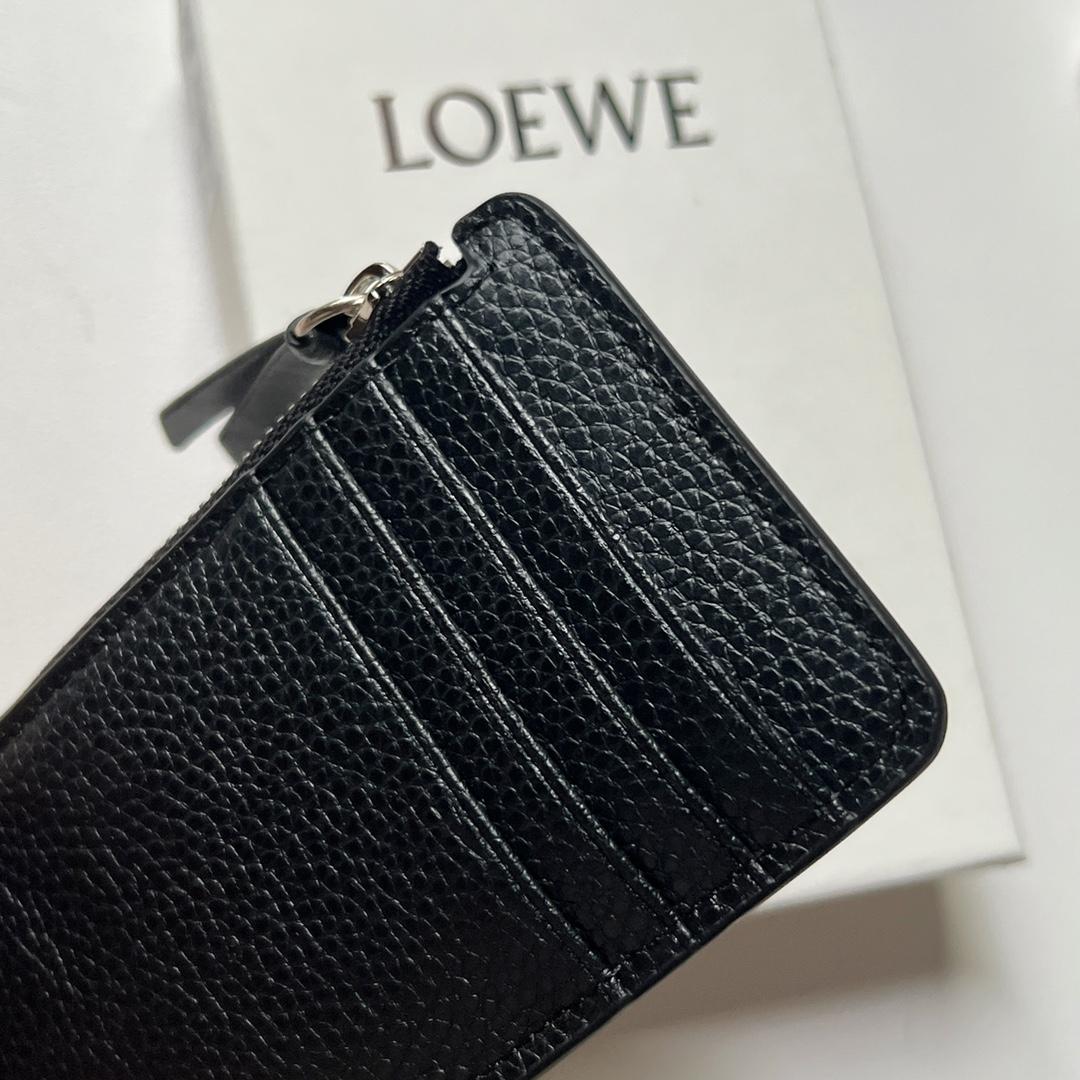 Loewe Coin Cardholder In Soft Grained Calfskin - DopestKickz