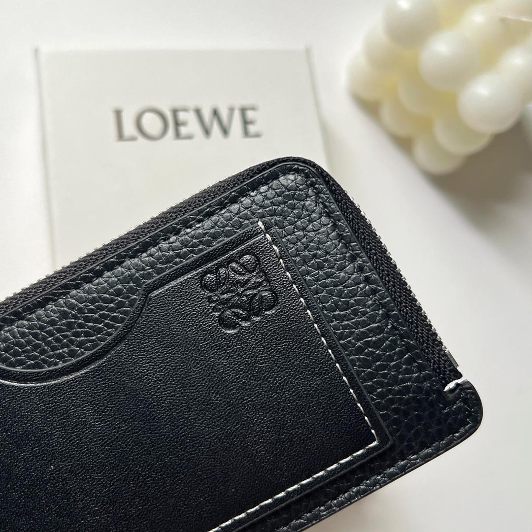 Loewe Coin Cardholder In Soft Grained Calfskin - DopestKickz