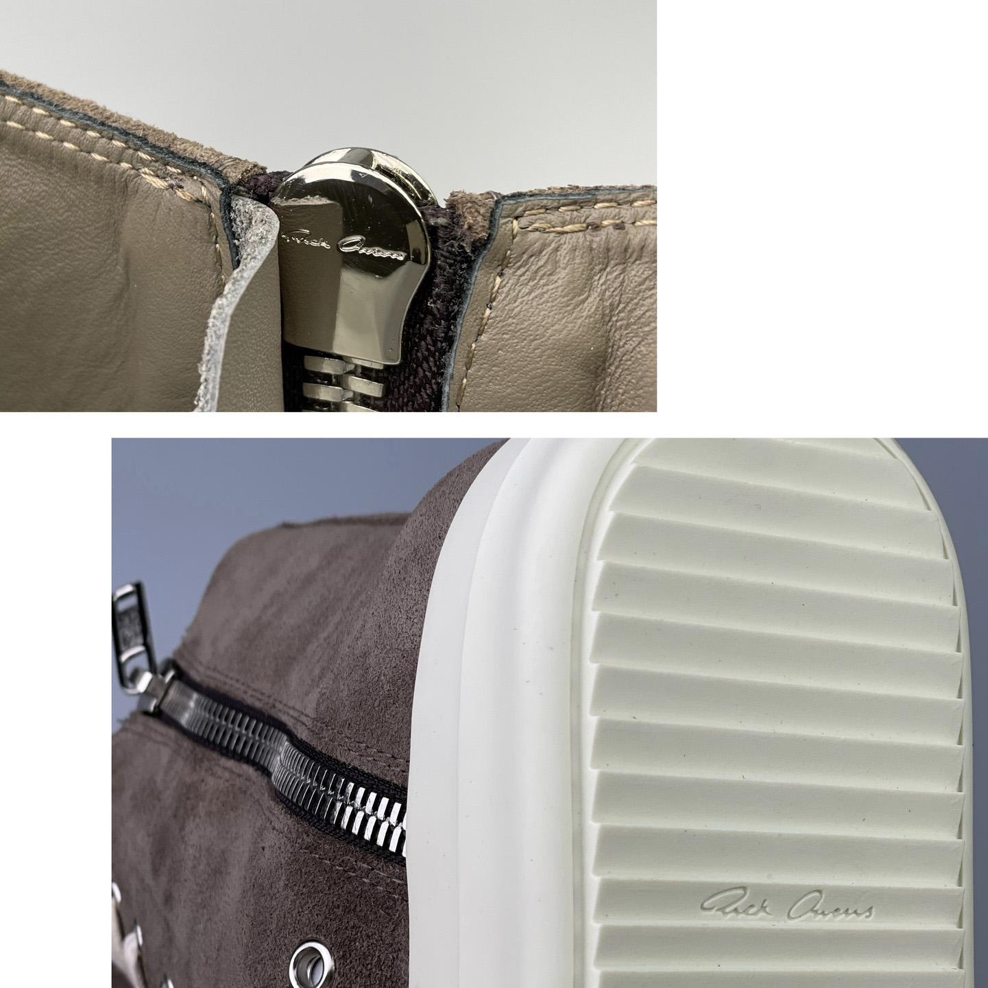 Rick Owens Strobe High-Top Sneakers - DopestKickz