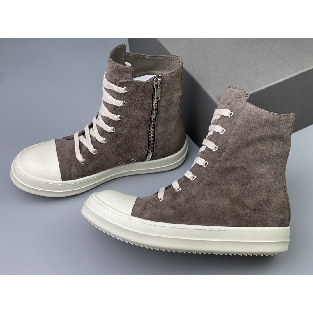 Rick Owens Strobe High-Top Sneakers - DopestKickz