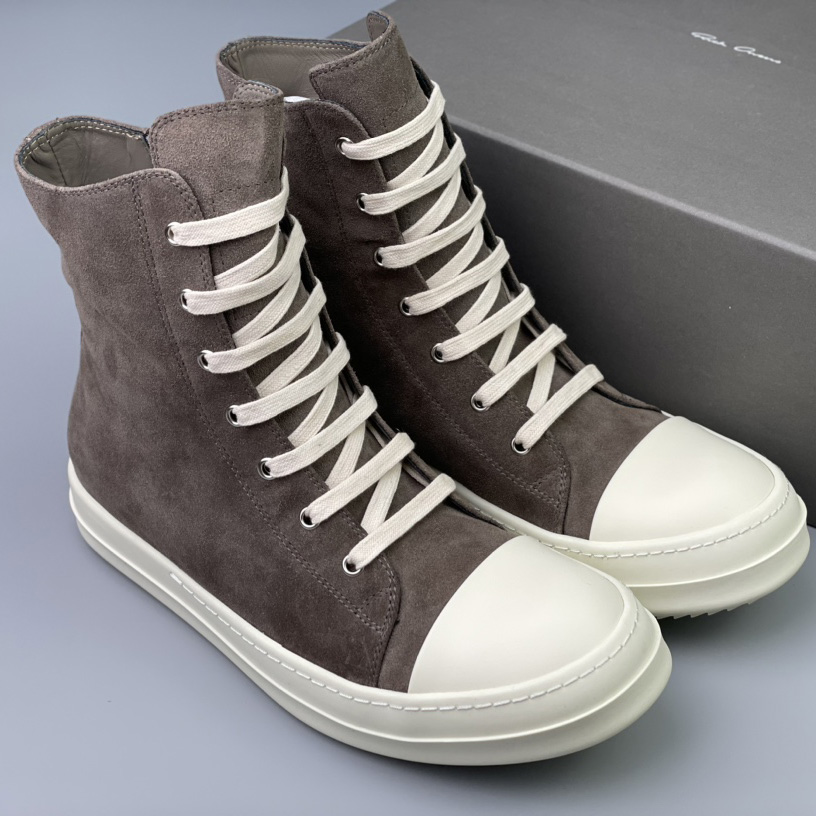 Rick Owens Strobe High-Top Sneakers - DopestKickz