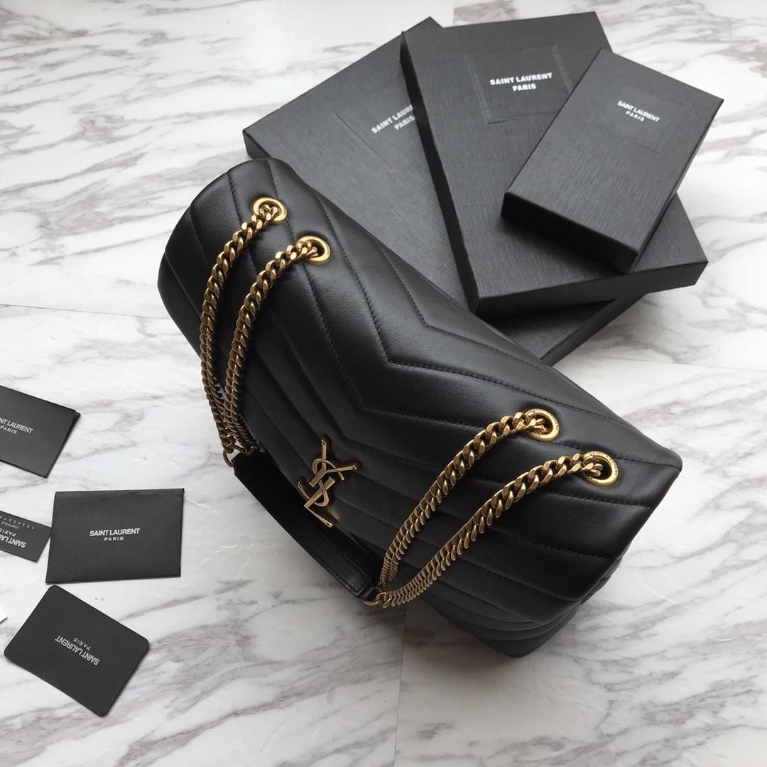 Saint Laurent Loulou Medium Chain Shoulder Bag(32x22x11CM) - DopestKickz