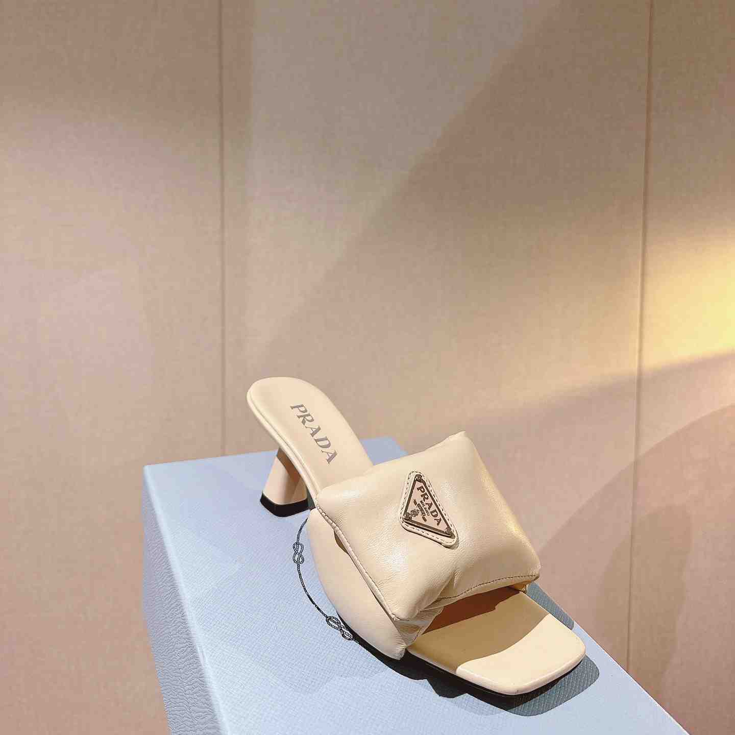 Prada Soft Padded Nappa Sandals - DopestKickz