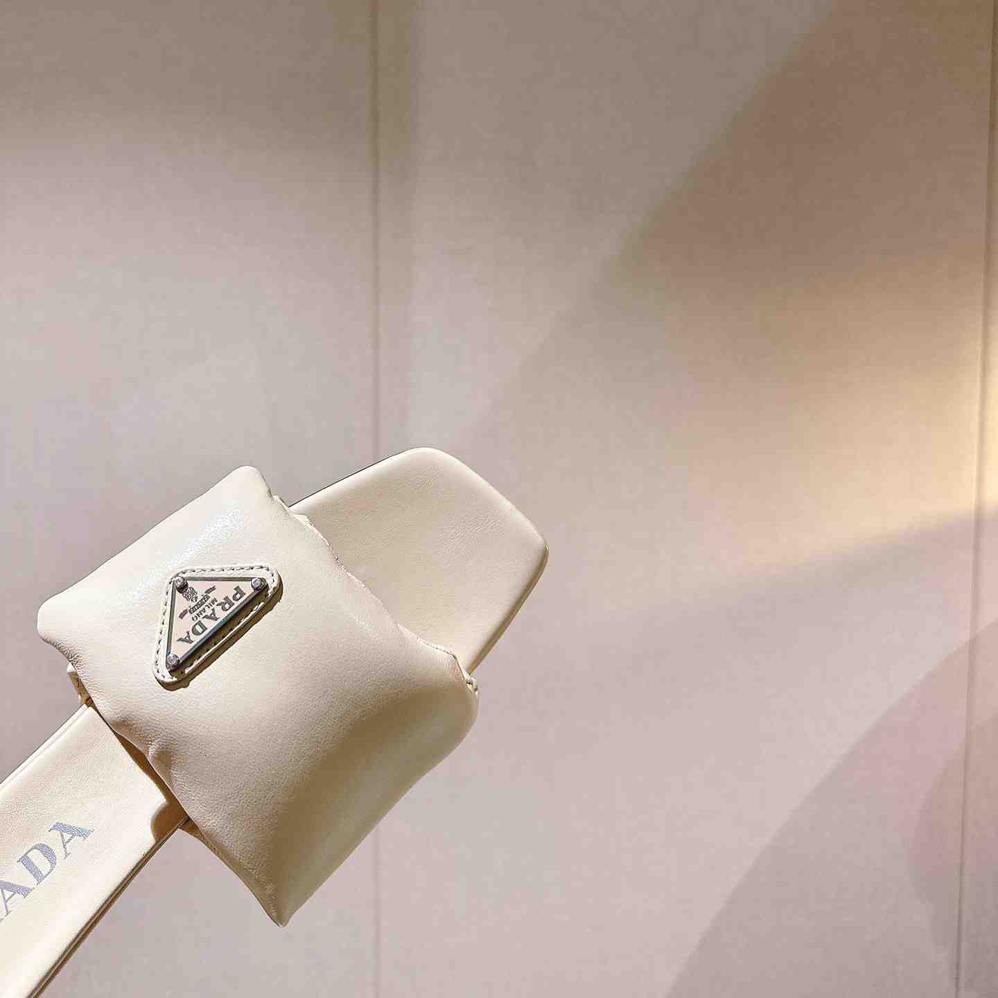 Prada Soft Padded Nappa Sandals - DopestKickz